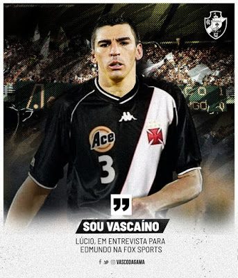 Lúcio sobre não ter jogado no Vasco: ”Infelizmente nunca cheguei a receber nenhuma proposta”