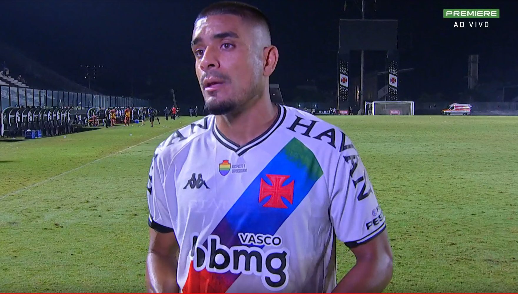 Autor de gol da vitória, Léo Matos garante que jogada não é treinada