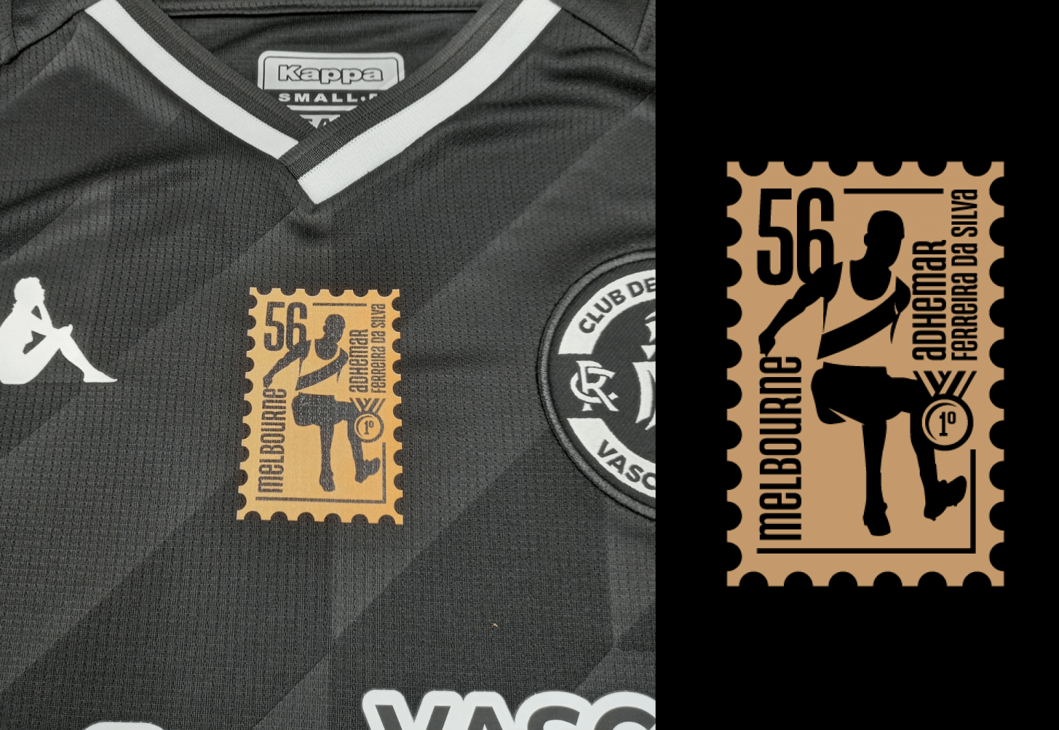 Vasco homenageará bicampeão olímpico com patch em uniforme