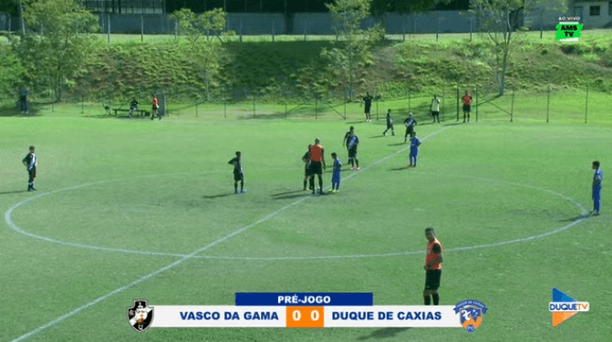 Assista Vasco x Duque de Caxias pela Taça Os Donos da Bola Sub-11 e Sub-12