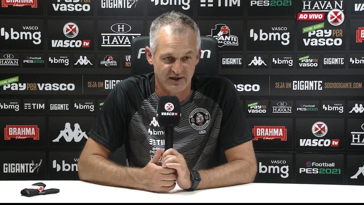 Lisca abre o jogo e fala de reforços: “Se for necessário, o Vasco vai agir”