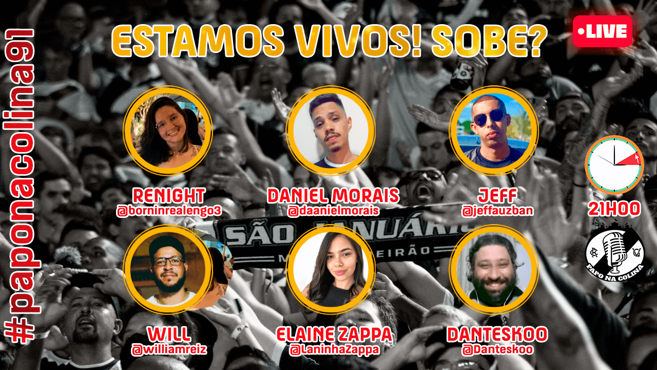 LIVE: Estamos vivo! O Vasco sobe?