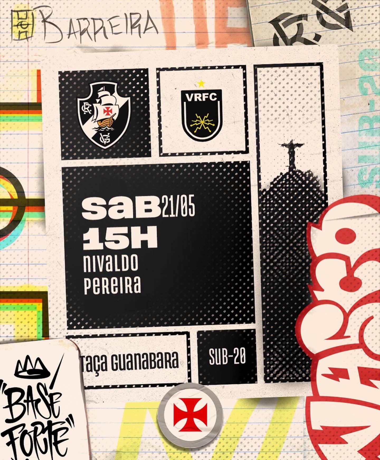 Vasco enfrenta o Volta Redonda pela Taça Guanabara Sub-20