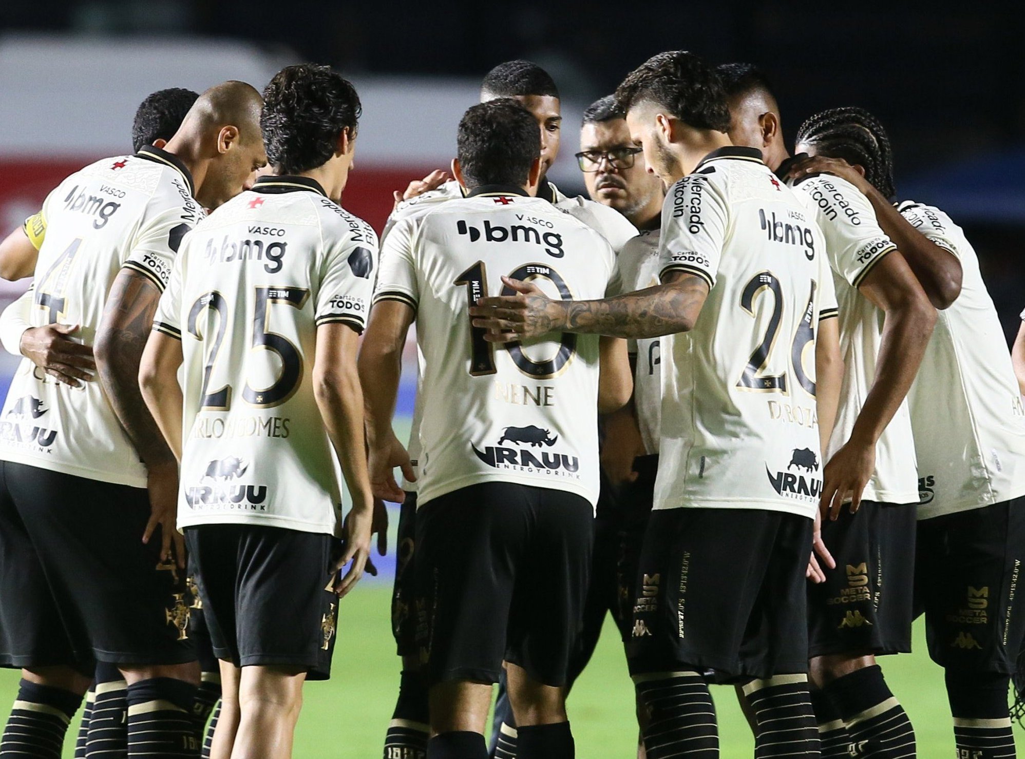 Todos os jogos, Resultados dos jogos do Vasco