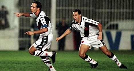 1997 6 gols de Edmundo com a camisa do Vasco em um único jogo