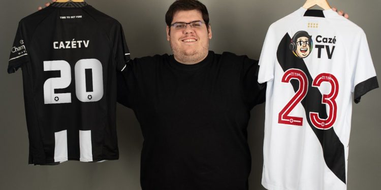 Vasco e Botafogo fecham com a CazéTV