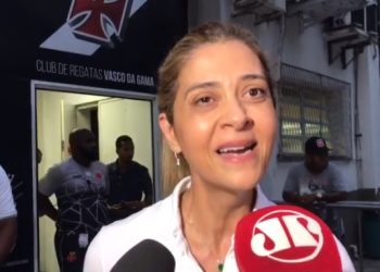 Leila Pereira, presidente do Palmeiras, é torcedora do Vasco