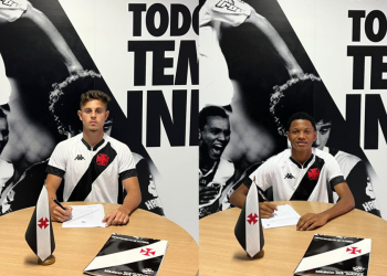 Base: Vasco assina contrato de formação com dois atletas