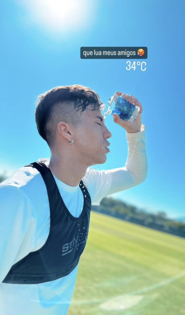 Kaio Jorge treina no CT do Vasco