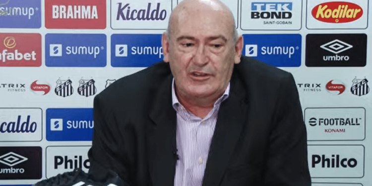 Pode isso? Presidente do Santos ironiza dívida do clube com o Vasco
