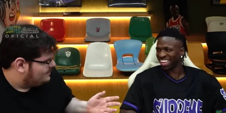 Casimiro pede para Vini Jr jogar no Vasco