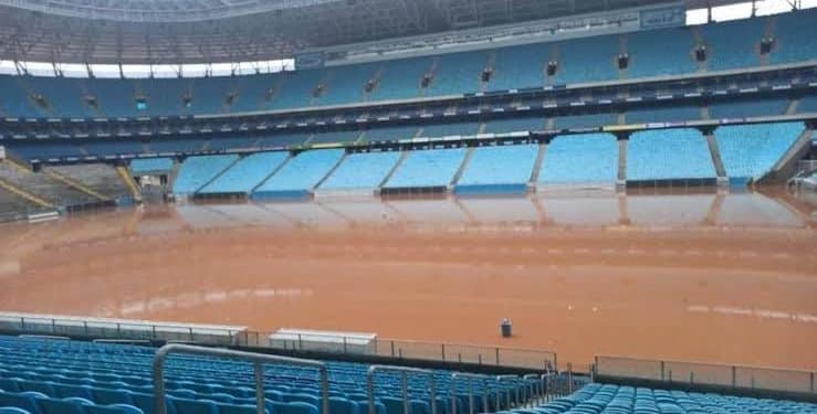 Por conta das fortes chuvas no Rio Grande do Sul, CBF pode paralisar o Brasileirão