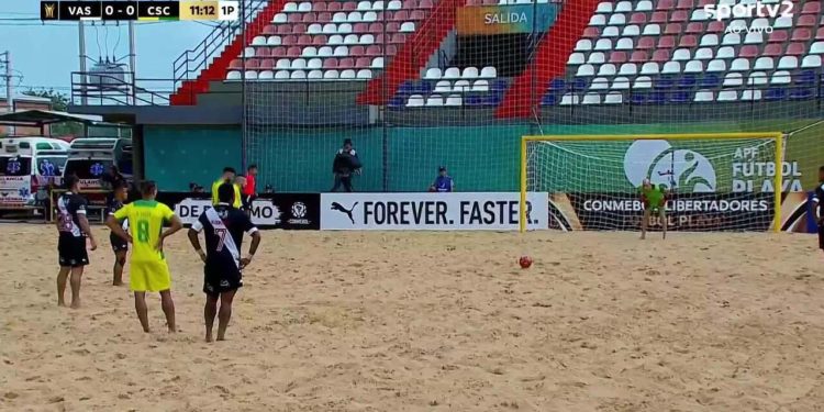 Vasco x Playas pela Libertadores de Beach Soccer