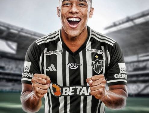 Números de Palácios, atacante na mira do Vasco