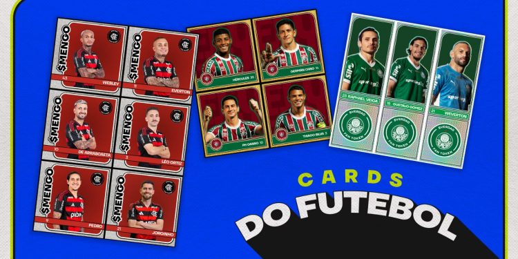 Vasco, Flamengo, Palmeiras, Fluminense e São Paulo lançam figurinhas com tecnologia de ponta