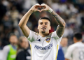 Gabriel Pec, ex-Vasco, joga hoje no Los Angeles Galaxy.