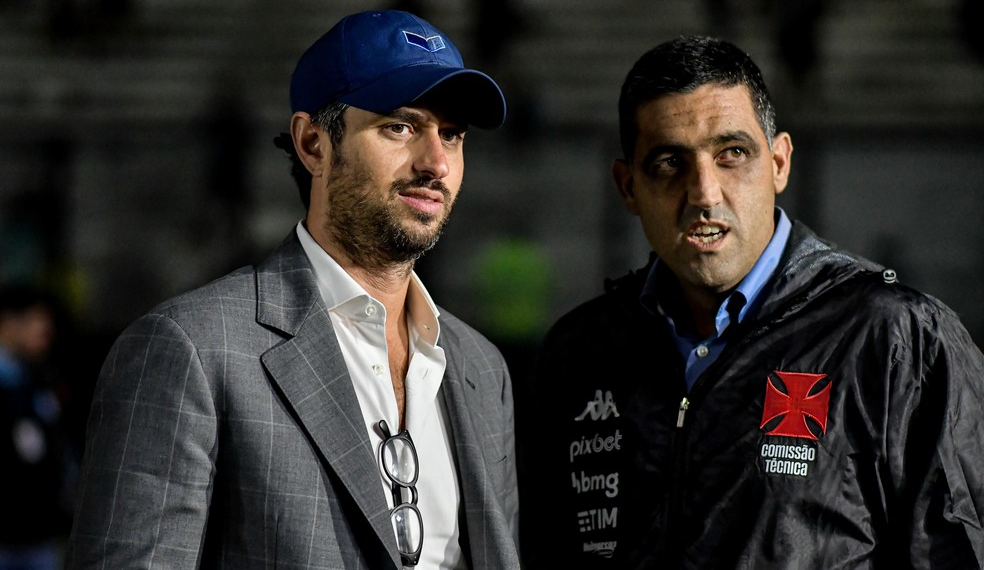 Josh Wander e Luiz Mello que estavam à frente do Vasco em 2023