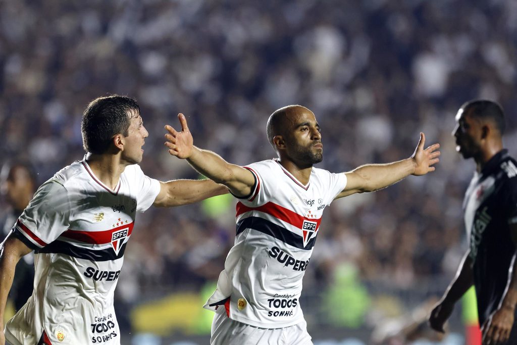 Lucas Moura elogia o Vasco após vitória do São Paulo: “Equipe com muita movimentação e posse de bola”