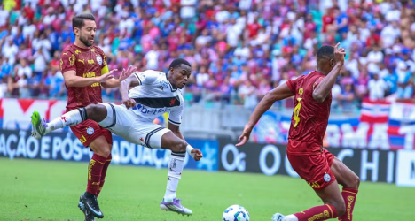Vasco perde a quinta seguida fora de casa e se complica ainda mais no Brasileirão