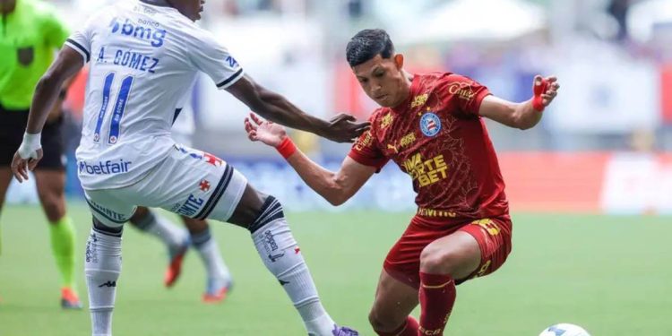 Bahia ganha desfalque para enfrentar o Vasco pelo Brasileirão