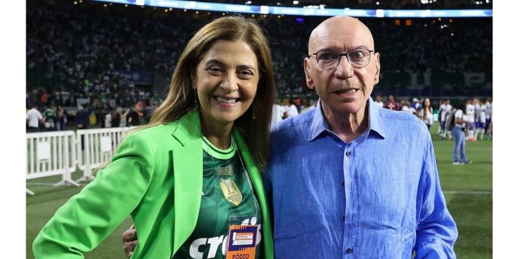 José Roberto Lamacchia é casado com Leila Pereira, presidente do Palmeiras e pode ganhar cargo no Vasco se seu filho comprar a SAF