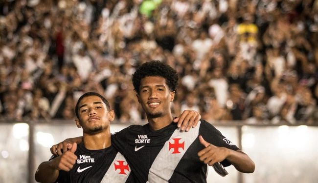 Avellar e Ramon Rique, jovens do Vasco
