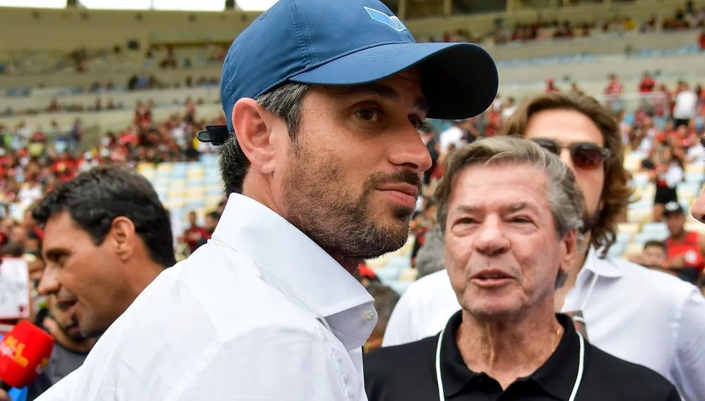 Josh Wander e Jorge Salgado, na época da venda da Vasco SAF