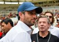 Josh Wander e Jorge Salgado, na época da venda da Vasco SAF