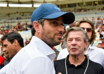 Josh Wander e Jorge Salgado, na época da venda da Vasco SAF