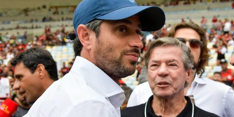 Josh Wander e Jorge Salgado, na época da venda da Vasco SAF