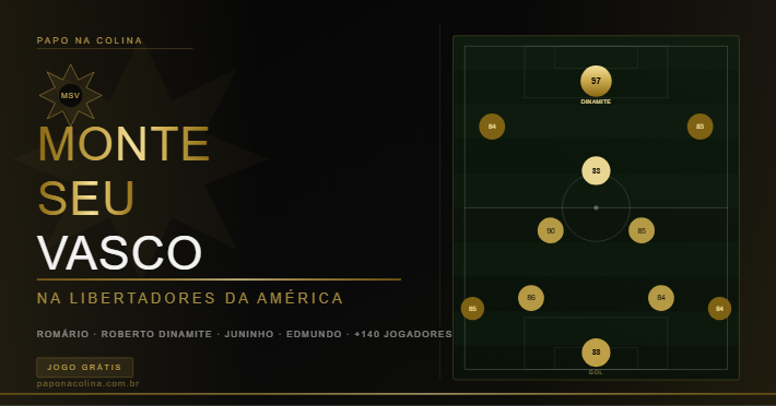 Monte seu Vasco na Libertadores