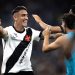 Puma comemora terceiro gol do Vasco