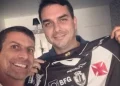Presidente do Vasco e Flávio Bolsonaro