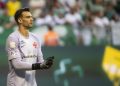 Léo Jardim durante Palmeiras x Vasco