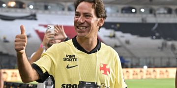RJ - RIO DE JANEIRO - 29/08/2026 - BRASILEIRO A 2026, VASCO X CRUZEIRO - Marcos Lamacchia candidato a novo investidor da saf do Vasco antes da partida contra o Cruzeiro no estadio Sao Januario pelo campeonato Brasileiro A 2026..