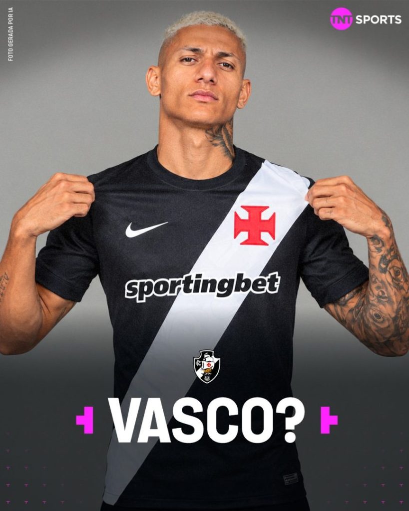 Richarlison pode pintar no Vasco