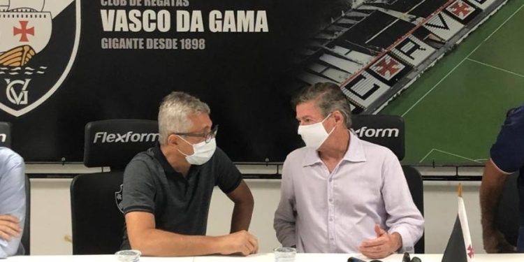 Alexandre Campello e Jorge Salgado, ex-presidentes do Vasco